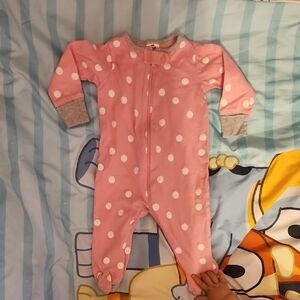 Pink Polka Dot Kids One Piece